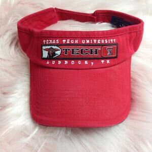 Texas Tech University Adjustable Visor Red Lubbock Texas